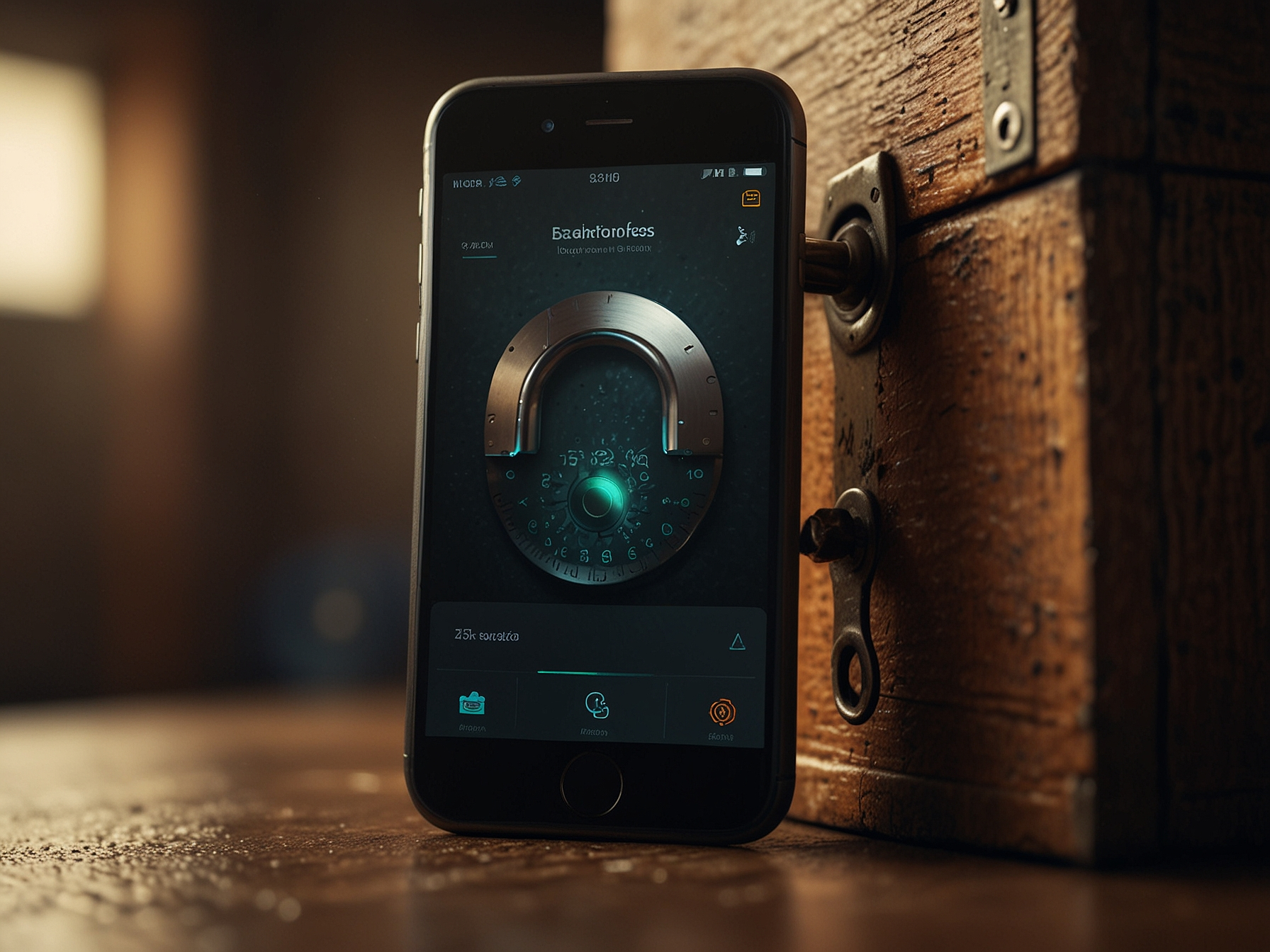 Two-factor authentication illustration